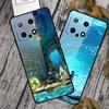 Starry Sky Tempered Glass Phone Case for Xiaomi 14 - Unisex Model, Hot Seller