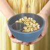 Snack Bowl 2-in-1 Nut Snack Organizer For Candy Double Layer Storage Organizer 3D Printed Decorative Serving Dish For Desktop