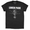 T-shirt da uomo Linkin Park Maschera a gas Media Nera