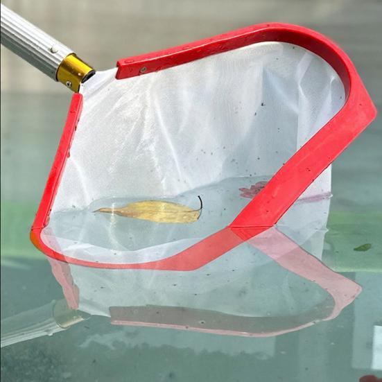 Síťka na skimmer do bazénu, Ultrajemná síťka na listí, Skimmer na povrchové nečistoty z bazénu, Nástroj na čištění bazénu pro listí, písek, pyl (Hůl není součástí dodávky)