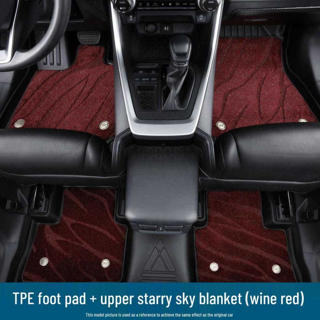 Compatible Yueyi 07 Floor Mats: Non-Slip, Wear-Resistant, Eco-Friendly TPE, Custom Fit for 25 Models.