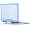 Transparent Matte PC Laptop Case MacBook Air 13 Pro With Anti-Slip Stand Shockproof Protection Heat Dissipation