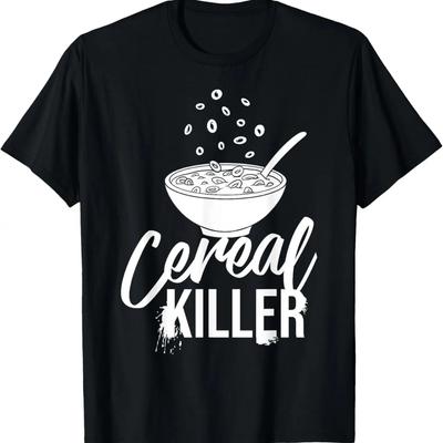 Cereal Killer Geschenk Schüssel Box Frühstück T-Shirt