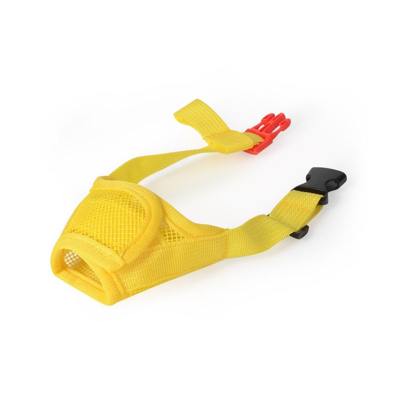 Fabric Dog Muzzle: Bite, Messy Eating, Licking, and Bark Prevention for Small to Medium Dogs (Corgis, Teddy Breeds)