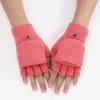 Winter Mink Imitation Solid Color Gloves