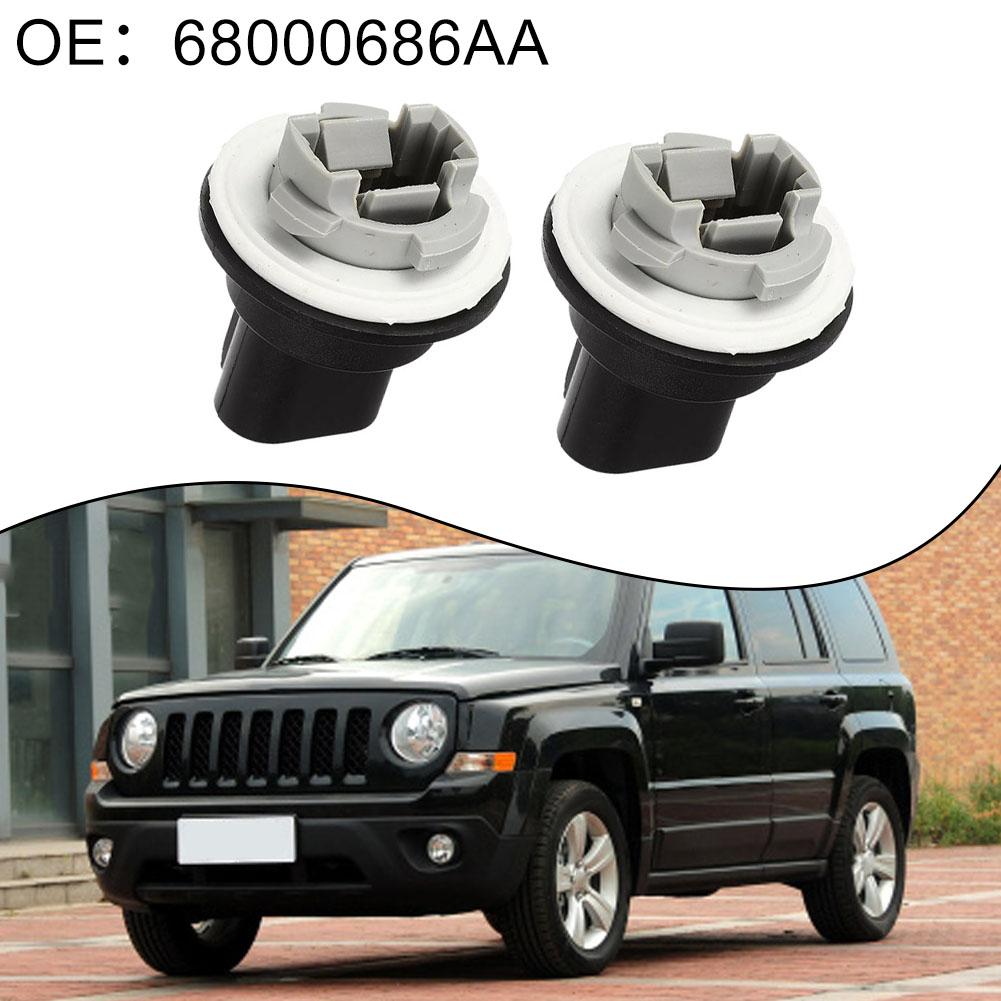 2 szt. Gniazda żarówek świateł postojowych samochodu Uchwyt lampy Do Jeepa Do Patriot 07-2017 68000686AA 645-504 Części podstawy świateł samochodowych
