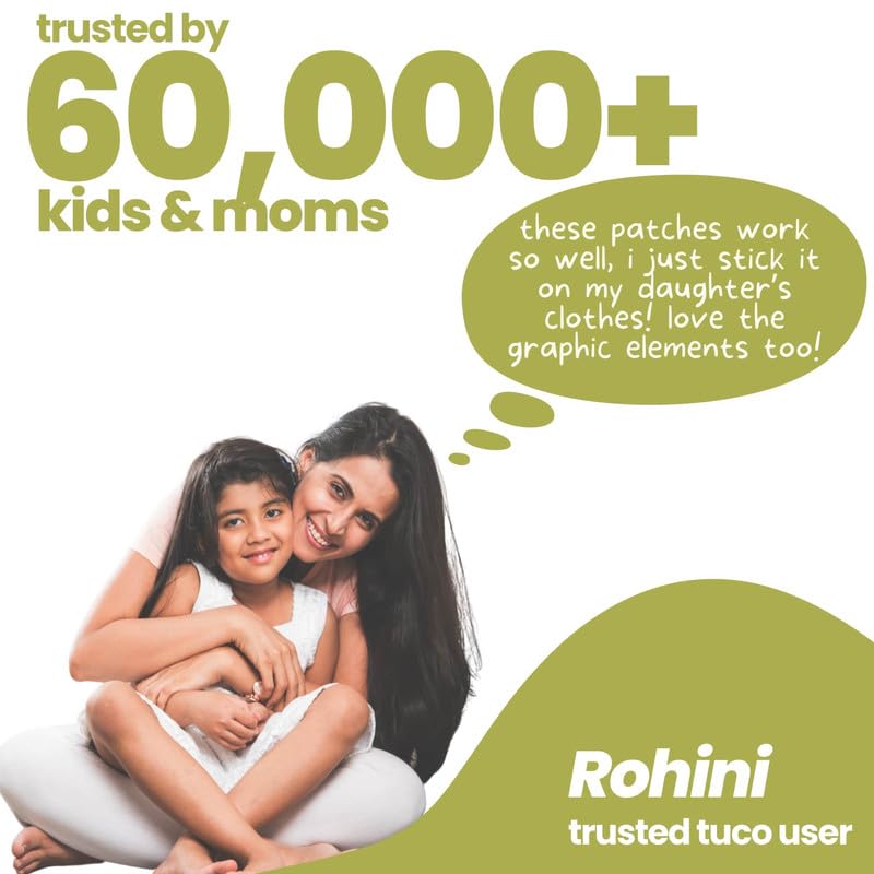 TuCo® Intelligent Kids Don't Bug Me Combo Pack, Mosquito Repellent Patches (12pcs) and Mosquito Repellent Lotion for Kids (100ml)