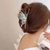 Fashionable Rose Butterfly Hair Clip for Women Elegant Romantic Temperament Headwear Girls Personalized Styling Accessory Clips