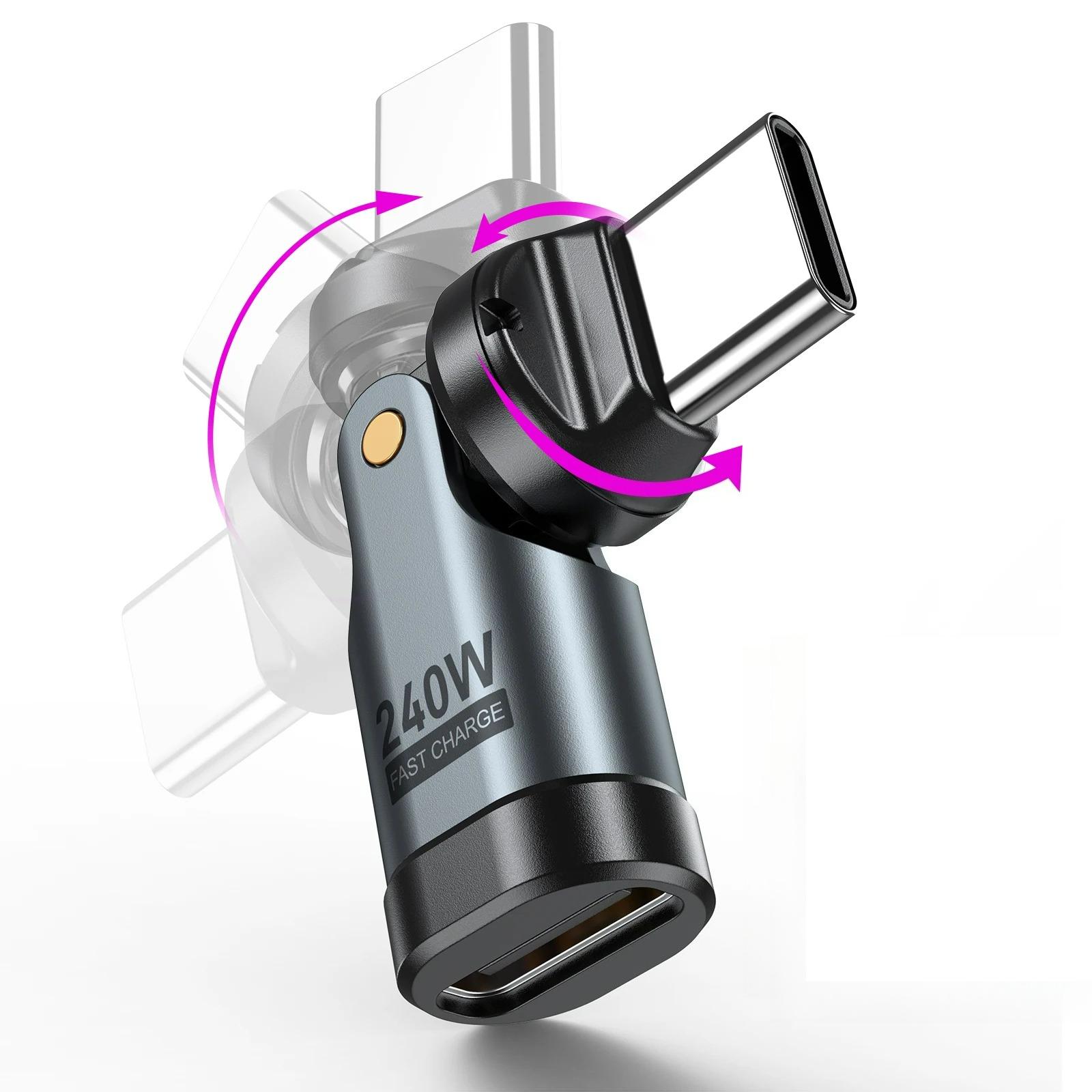 

Premium 240W USB C To Type C OTG Fast Charge Adapter Cable Male Female Converter for IPhonee16 Macbook Laptop Universal