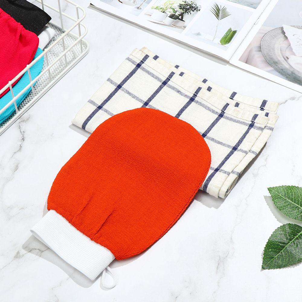 Durable Massage Rayon Bath Glove Exfoliating Towel Shower Scrubber Body Rub