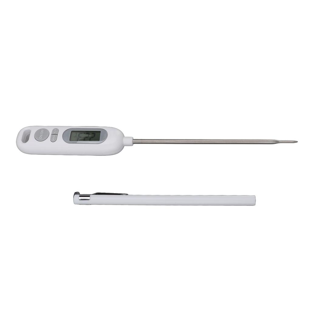 Digital matlagningstermometer Hög noggrannhet Rostfritt stål Termometerprob för Mat Vatten Olja