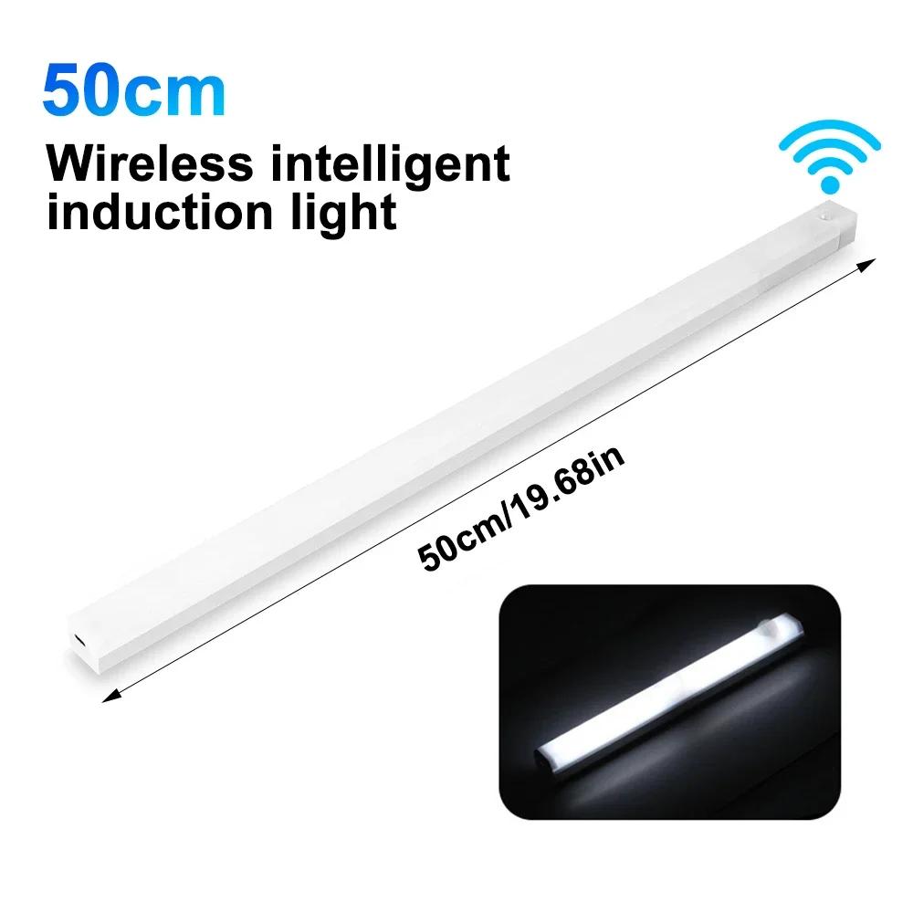 LED Car Sensor Light 10/20/30CM Automatic Induction Light Type-c Rechargeable Smart Lighting Magnetic Maual/Sensing Mode Lamp