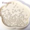 High Quality DIY Jewelry Accessories 4/5/6/8MM Brass Round Hollow Spacer Beads 18K Gold Plated Separator Beads Bracelet Beads