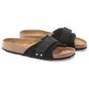 Birkenstock Casual Comfortable Simple EVA Odor-Resistant Slide Sandals Women Sandals Black 1024200