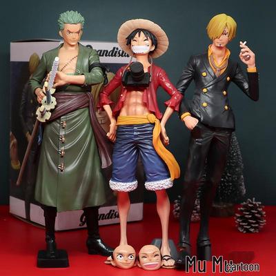 Limited Edition Luffy, Empress, Sanji, Zoro, Ace Figure Set – Handcrafted Collectible Models