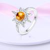 Finger Rings for Women 925 Silver Zircon Crystal Stackable Geometric Ring Wedding Jewelry Engagement Rings
