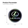 WQB1 2Pcs Car Water Cup Mat Auto Interior Storage Pad Accessories For Lexus F SPORT ES RX NX LS UX LM LX GX LC RZ IS CT GS RC HS LBX