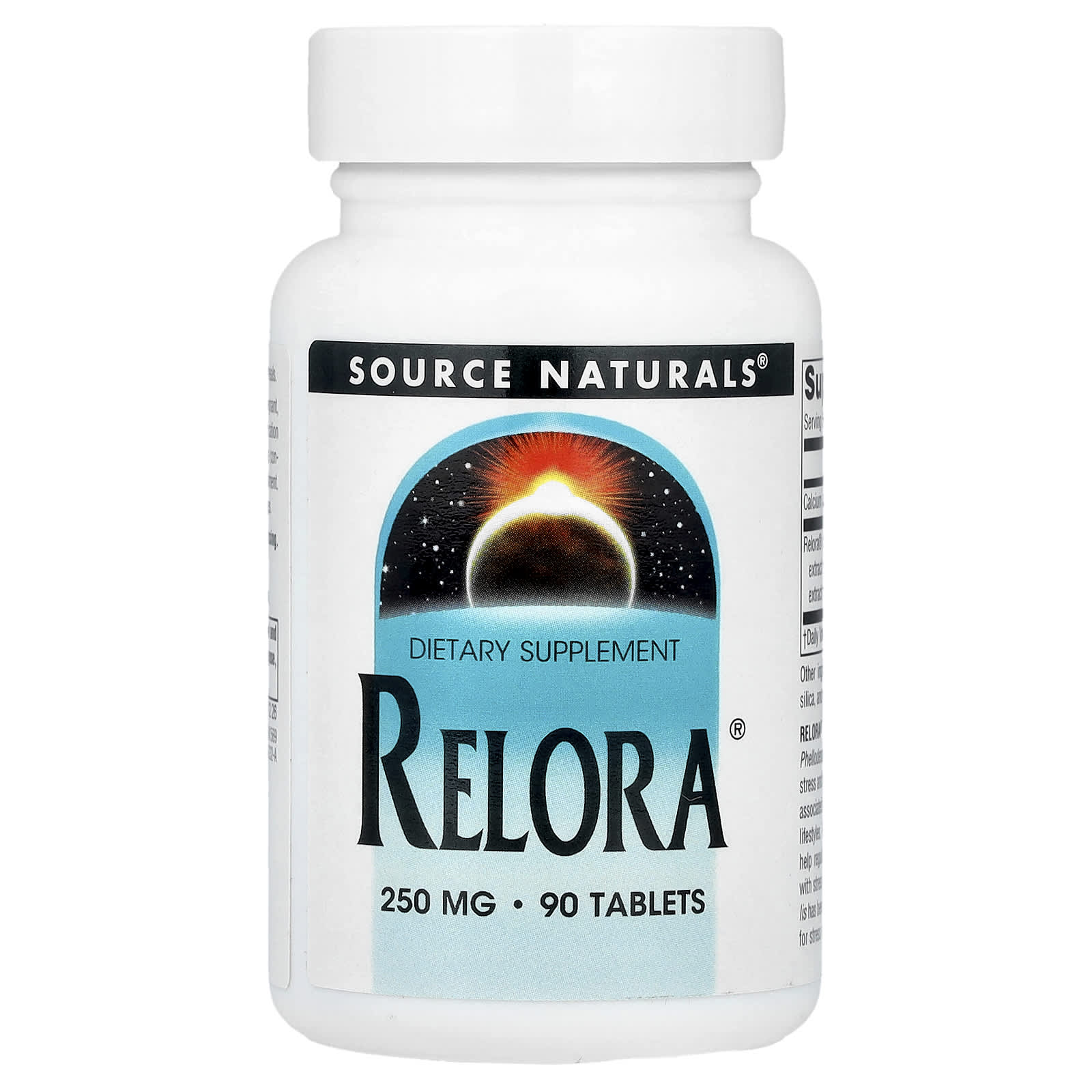 

Relora, 250 mg, 90 tablets