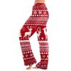 Women  Winter Plaid Pants Full Length Long Trousers Sports Pants