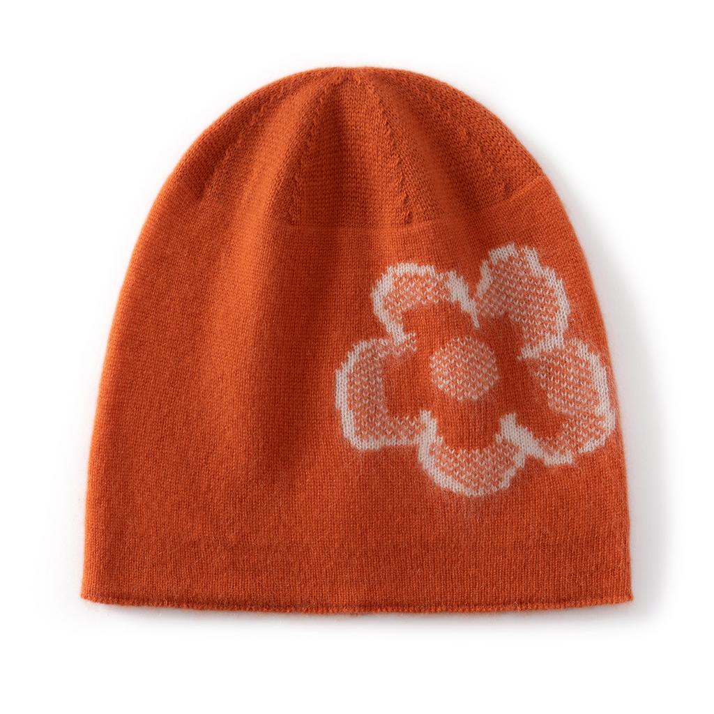 Autumn and Winter New Cashmere Retro Warm Jacquard Knitted Hat Men's and Women's Warm Versatile Headgear