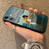 Funda Handyhülle Case für Apple iPhone 17 Pro Max 13 11 16 XR XS MAX Air 12 15 Pro 7 8 14 Niedliche Cartoon Katze