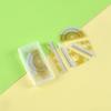 4Pcs/Set Dollhouse Simulation Learning Ruler Model Toy Mini Plastic Rulers Set Square Learning Props Children'S Learning Gifts