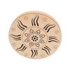 Hand Drum Ethnic Percussion Instrument Poplar Wood Bamboo Drum for Home Party Supplies Onomatopoeic Music Portable Hand