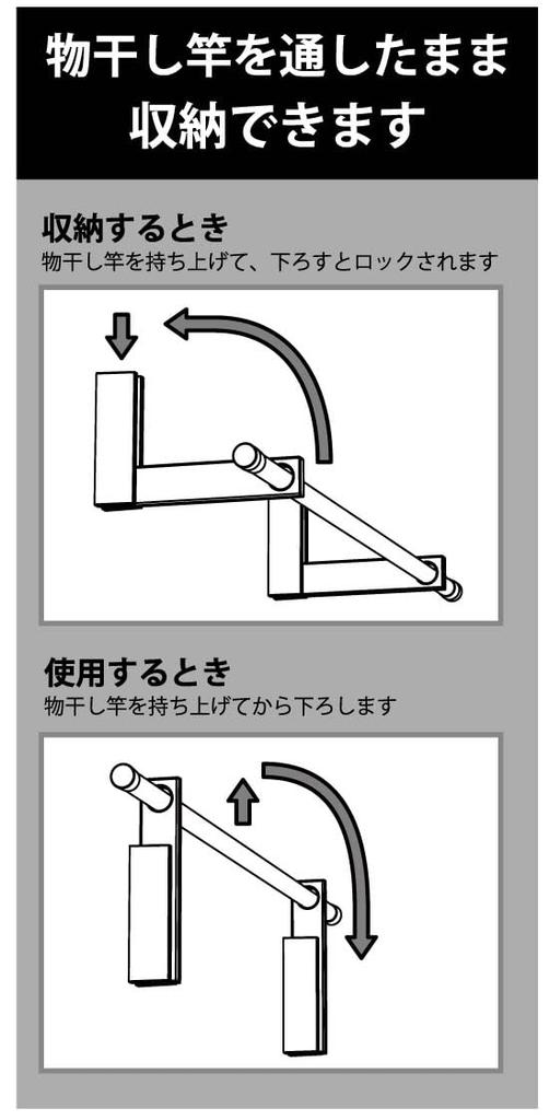 Kawaki Hardware SOWA Room Hanger Bracket SN Indoor Clothes Drying Rack for Plasterboard Walls (Single Type) RHB-SN,
