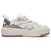 Li Ning 001 UNBLOCK Comfortable Cushioning, Wear Resistant Low Top Casual Shoes Women's Beige White Brown AGCT218-3