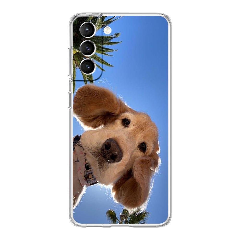 

Golden Retriever Friend Phone Case For Samsung Galaxy S22 S21 S20 FE Ultra 5G S10 S10E S9 S8 Plus Note 10 20 Soft Clear Cover Samsung S20 Plus