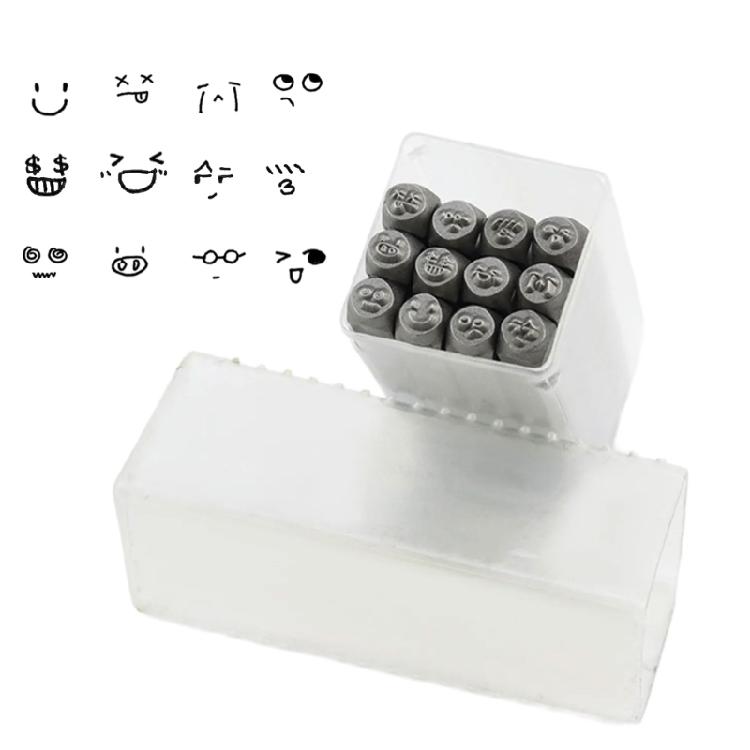 Steel Animal/Heart Punch Set Leather Stamp for Jewelry Making