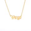 Collana con Ciondolo Zodiacale in Acciaio Inossidabile Dodici Costellazioni