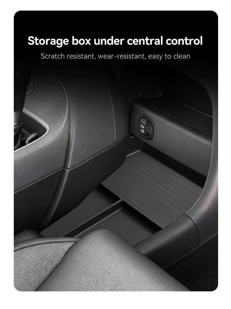 Compatible with 26 Hyundai Palisade Models: Center Console Lower Storage Box Interior Trim Accessories.