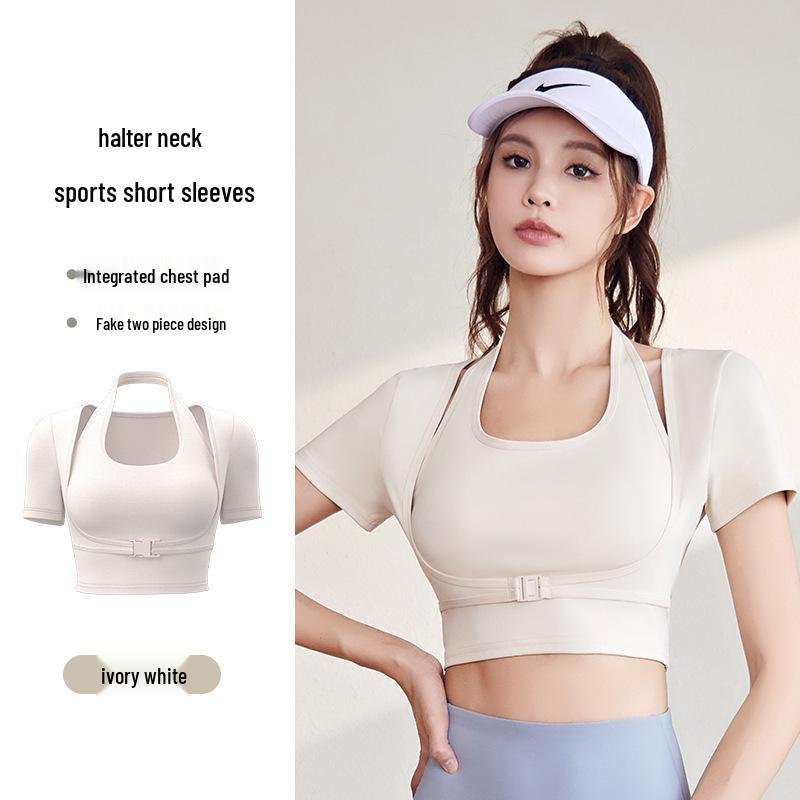 

Женский летний 2023 приталенный кроп-топ-халтер - бюстгальтер не нужен Extra Large