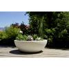 Pot Sink Ø 59 Cm - EDA - Graphite UP - 39 L - Ø 59 X H. 21 Cm - Limed White
