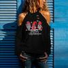 1116 European and American ebay new Christmas women's clothing ripped hollow long-sleeved T-shirt top