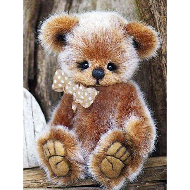 

5D Маленький медведь Бриллиантовая живопись DIY Мозаика Произведение искусства Бриллиантовая вышивка Подарок или украшение Кровать Детские хобби