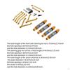 RC Car Accessories Links and Shocks Absorber Set Lightweight Sturdy Upgrade Replace Part for