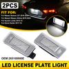 2Pcs Canbus LED License Number Plate Light Lamp For Nissan Serena C27 Altima Suzuki Landy Dacia Duster 265108990E