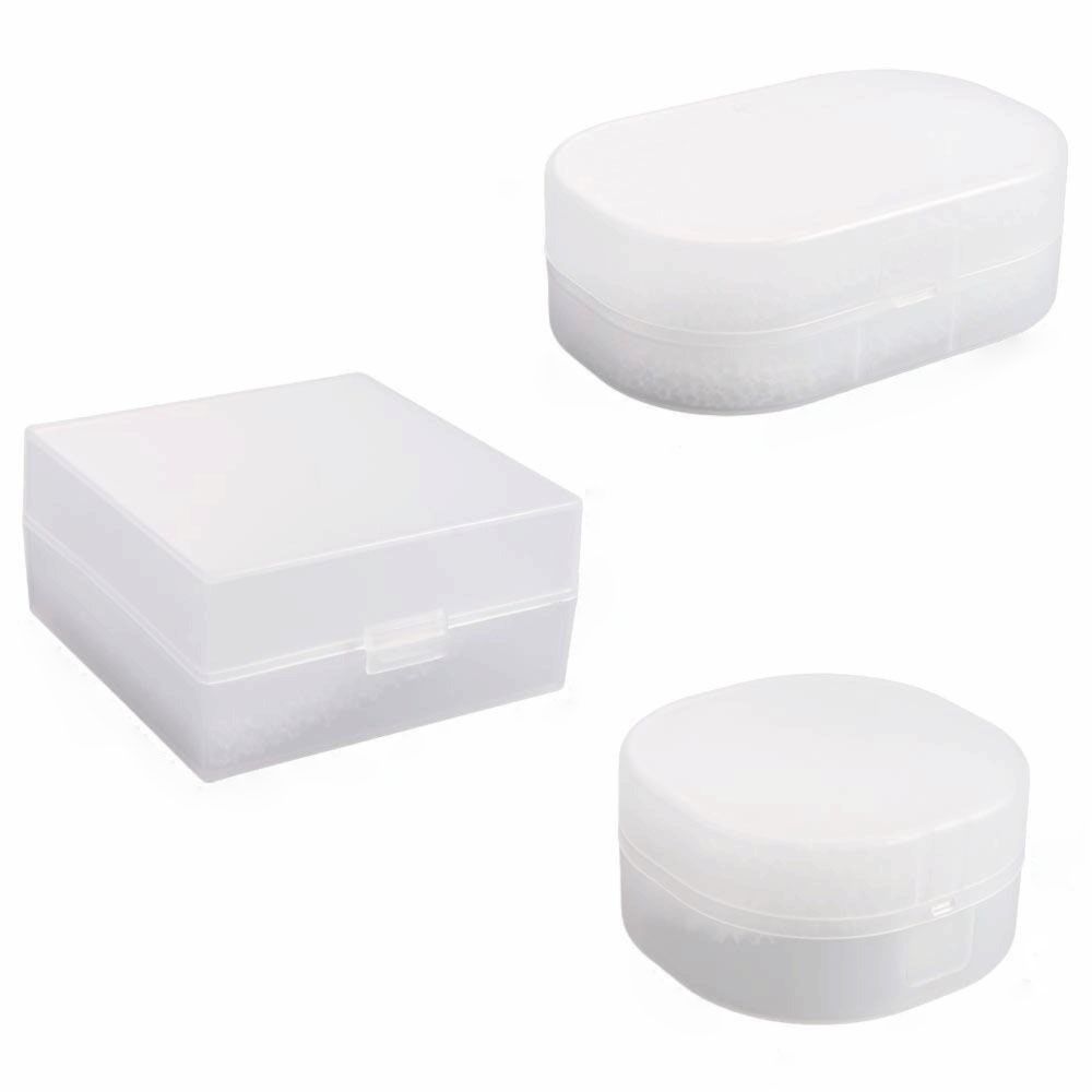 Sponge Soap Dish Transparent Soap Holder Portable Soap Box with Cover  Travel