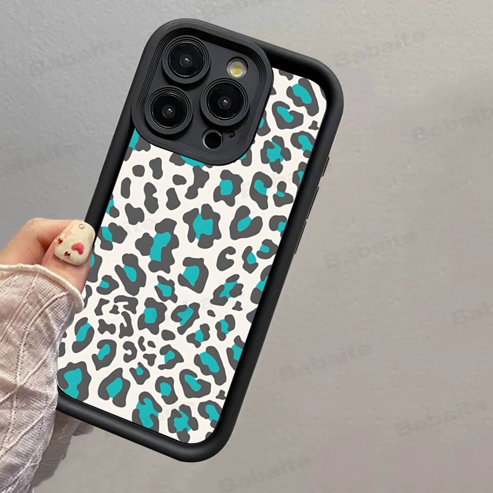 Classic Leopard Cheetah TPU Phone Cover For Iphone 17 16 15 14 13 12 11 Pro Max Plus Case Cover
