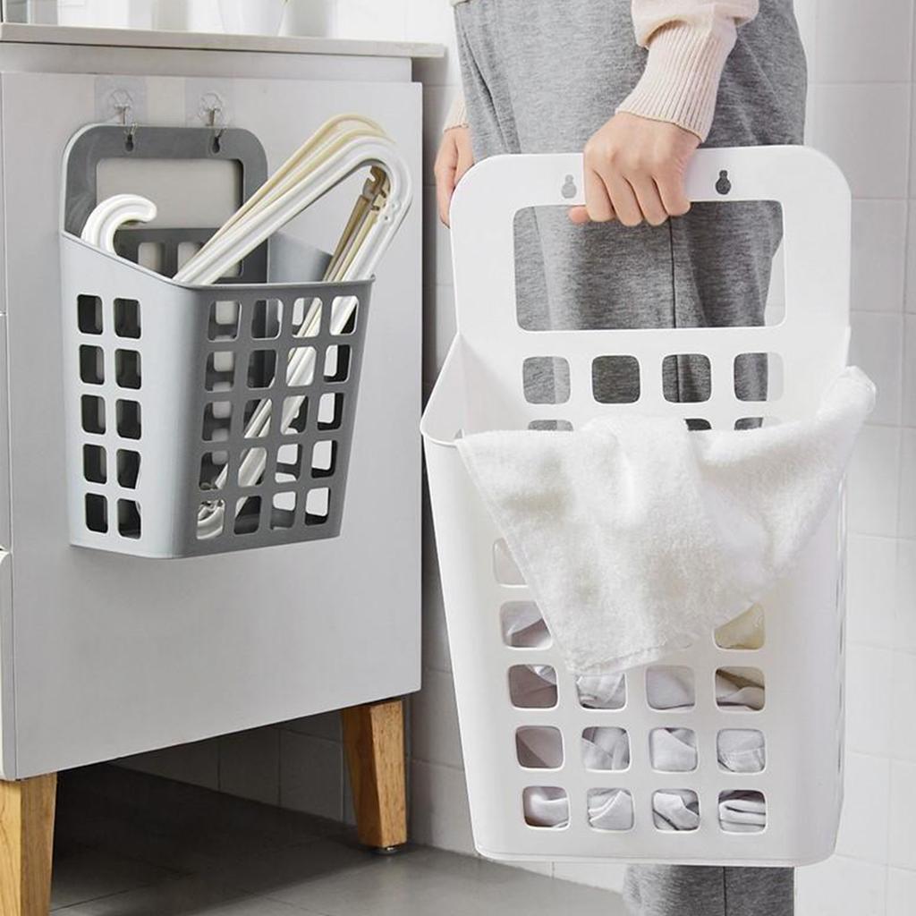 Household Dirty Clothes Basket Dirty Clothes Storage Basket Dirty Clothes Basket Wall-mounted Bathroom Toilet Wall-mounted Laundry Basket