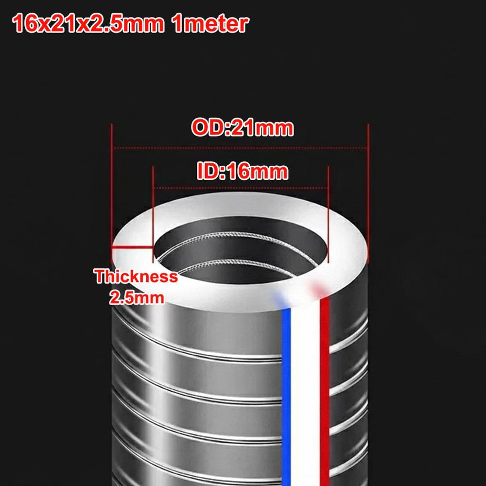 New PVC Steel Wire Hose Transparent ID 10-25mm Flexible Pipe 1/3meters Water Pump Tube