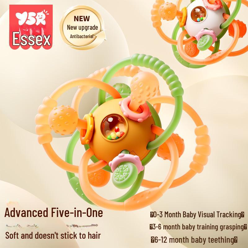 

Manhattan Baby Silicone Teether Ball for 0-6 Months