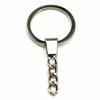 4 Colors 25mm 30mm Lobster Clasp Keychain With Extension Chain Jewelry Findings