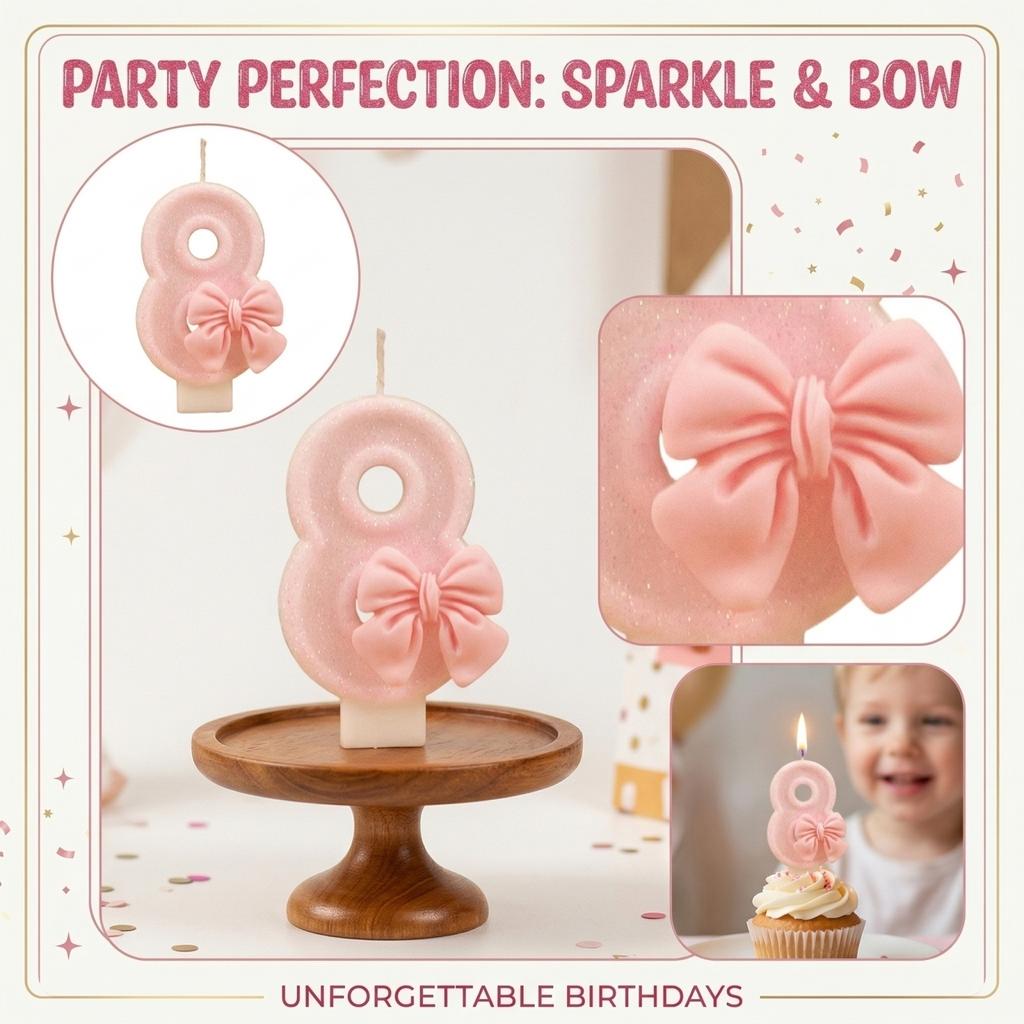 Fashion Cartoon Creative Birthday Candles Party Digital Candles