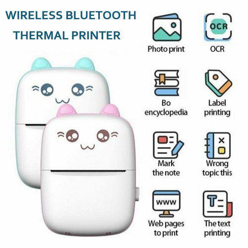Mini Handheld Thermal Label & Photo Printer