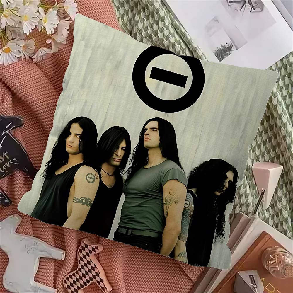 Band T-Type O N-Negative Pillow Gift Home Office Decoration Bedroom Sofa Car Cushion Cover case 45x45