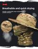 2pc Camouflage Breathable Full Coverage Bucket Hat&Balaclava Headwear Set,Suitable For Outdoor Fishing,Cycling,Hiking,Camping