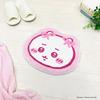 MORIPiLO Chiikawa Entrance Mat - Indoor, Small, Cute, Approx. 40cm (Ribbon Pink) - 31 x 37 cm